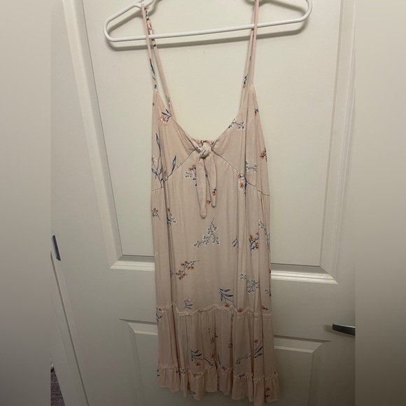 Love Tree Light Pink Floral Shift Dress Size Large - Picture 1 of 7